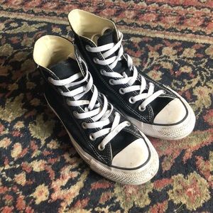 Converse high tops black size 6.5W
